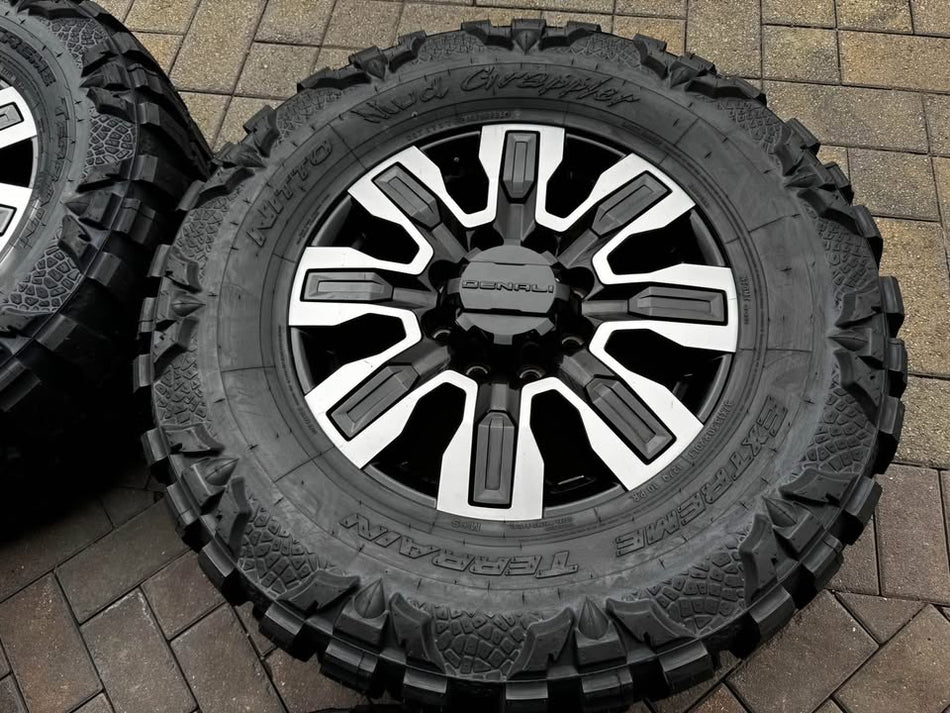 BRAND NEW | Denali Ultimate OEM Wheels | 37” Nitto Mud Grap Tires | 37/13.50/20