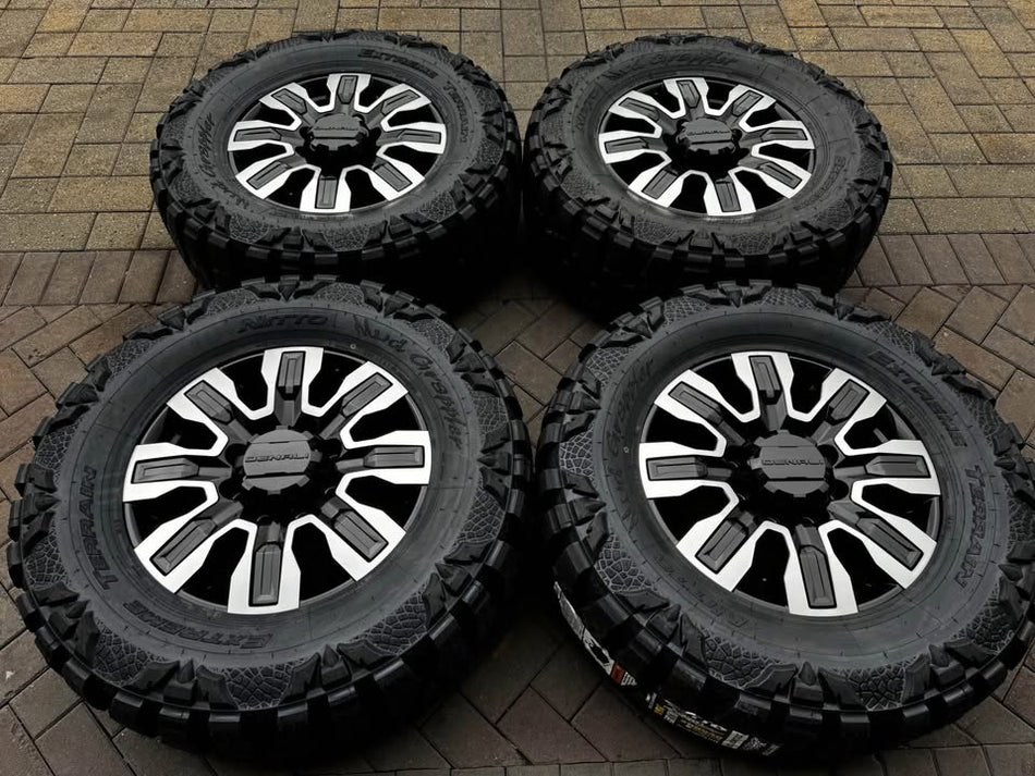 BRAND NEW | Denali Ultimate OEM Wheels | 37” Nitto Mud Grap Tires | 37/13.50/20