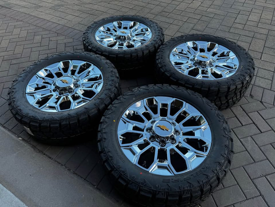 BRAND NEW | Silverado High Country 2500/3500 | 22" Wheels and 35” Kelfire DMR R/T Tires Tires